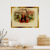 Vintage Cigar Box Labels Posters ポスター (キッチン)