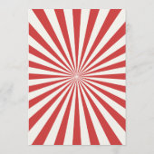 Vintage Circus Baby Shower 招待状 (裏面)