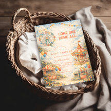 Vintage Circus Baby Shower