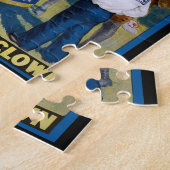 Vintage Circus Clown Show ジグソーパズル (側面)