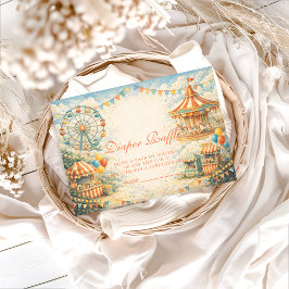 Vintage Circus Diapper Raffle エンクロージャーカード