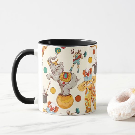 Vintage Circus Mug マグカップ (ドーナツ)