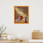 Vintage Circus Poster ポスター (キッチン)