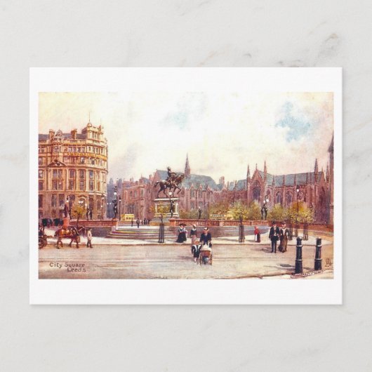 Vintage City Square, Leeds ポストカード (正面)