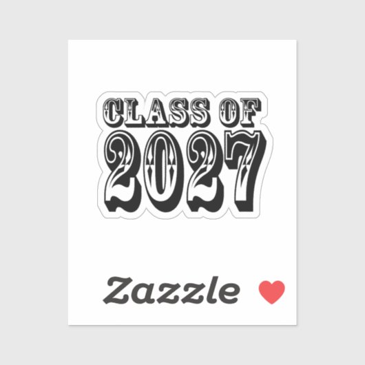 Vintage Class of 2027 Graduation シール (シート)