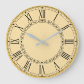 Vintage Classic Antique Gold ラージ壁時計 (正面)