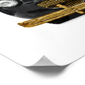 Vintage classic car ポスター (角)