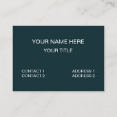 Vintage Classic Car Auto Mechanic 名刺 (裏面)