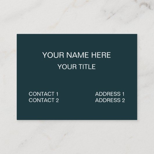 Vintage Classic Car Auto Mechanic 名刺 (裏面)