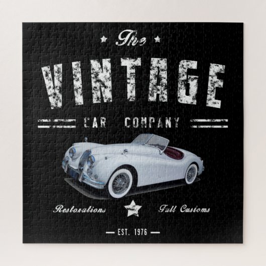 Vintage Classic Car Company ジグソーパズル (縦)