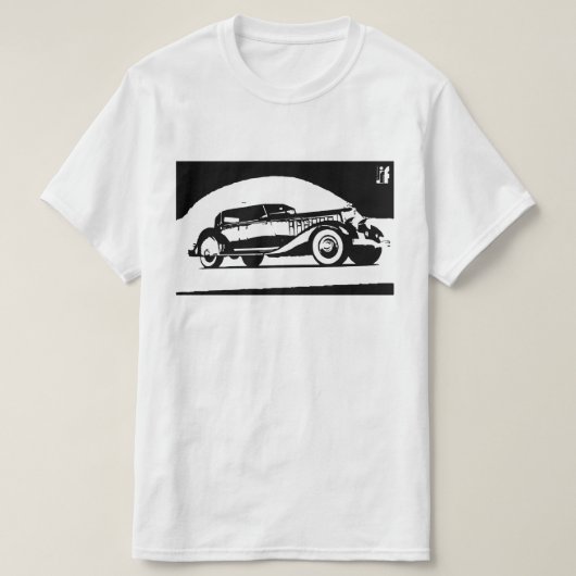 vintage classic car tシャツ (デザイン正面)