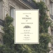 Vintage Classic Elegant Wedding 招待状