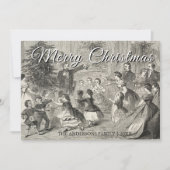 Vintage Classic Merry Christmas Homer シーズンカード (正面)