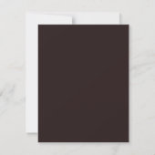 Vintage classic wedding elegant invitation 招待状 (裏面)