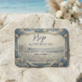Vintage Classical Romantic Floral RSVP Cards エンクロージャーカード