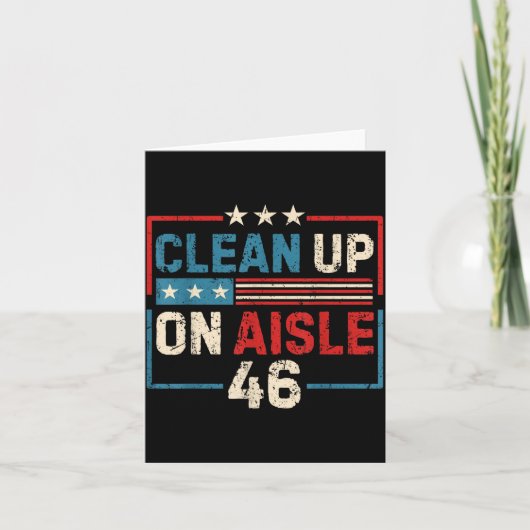 Vintage Clean Up In Aisle 46 American  カード (正面)