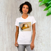Vintage Clock Womens T-Shirt Tシャツ