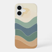 Vintage Coastal Waves iPhone 16ケース (裏面)