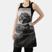 Vintage Cockapoo Driving Apron- Retro kitchen Gift エプロン (インサイチュ)