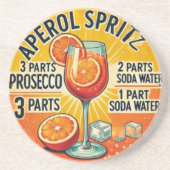 Vintage cocktail Aperol Spritz  コースター (正面)