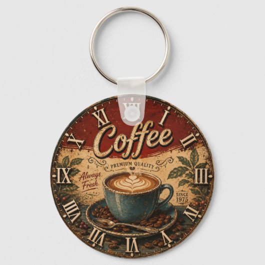 Vintage Coffee キーホルダー (正面)