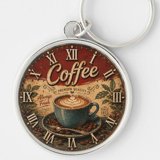 Vintage Coffee キーホルダー (正面)
