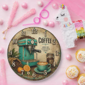 Vintage Coffee ペーパープレート (パーティー)