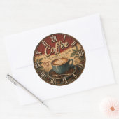 Vintage Coffee ラウンドシール (封筒)
