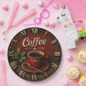 Vintage Coffee Cup ペーパープレート (パーティー)
