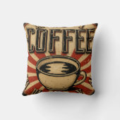 Vintage Coffee Retro クッション (裏面)