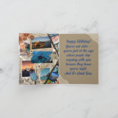 Vintage Collage Birthday Card サンキューカード (内部)