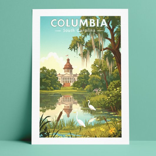 Vintage Columbia South Carolina ポストカード