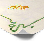 Vintage Combinaisons Ornementales Art ポスター (角)