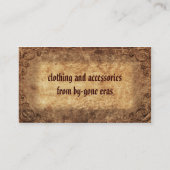 Vintage Company 名刺 (裏面)