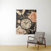 Vintage Compass & Butterfly - Rustic Paper (5) タペストリー (インサイチュ)