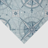 Vintage Compass Nautical Seamless Pattern (2) 薄葉紙 (詳細)