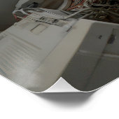 Vintage Computer Classroom with CRT Monitors ポスター (コーナー)