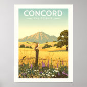 Vintage Concord California ポスター (正面)