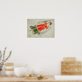 Vintage Constellation Illustration ポスター (キッチン)