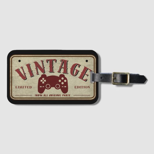 Vintage Controller Limited Edition Original Parts ラゲッジタグ (正面横)