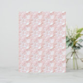 Vintage Coquette Floral Lace Scrapbook Paper (スタンド正面)