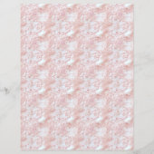 Vintage Coquette Floral Lace Scrapbook Paper (正面)