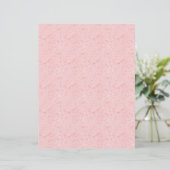Vintage Coquette Pink Texture Scrapbook Paper (スタンド正面)