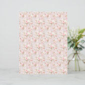 Vintage Coquette Rose Floral Scrapbook Paper (スタンド正面)
