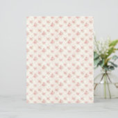 Vintage Coquette Rose Floral Scrapbook Paper (スタンド正面)