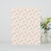 Vintage Coquette Rose Floral Scrapbook Paper (スタンド正面)