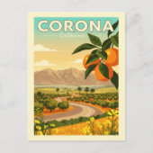 Vintage Corona California ポストカード (正面)