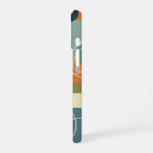 Vintage Cosmic Cartography Pattern iPhone 16ケース (左側面)