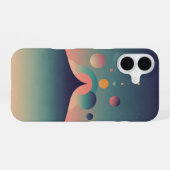 Vintage Cosmic Horizon iPhone 16ケース (裏面横)