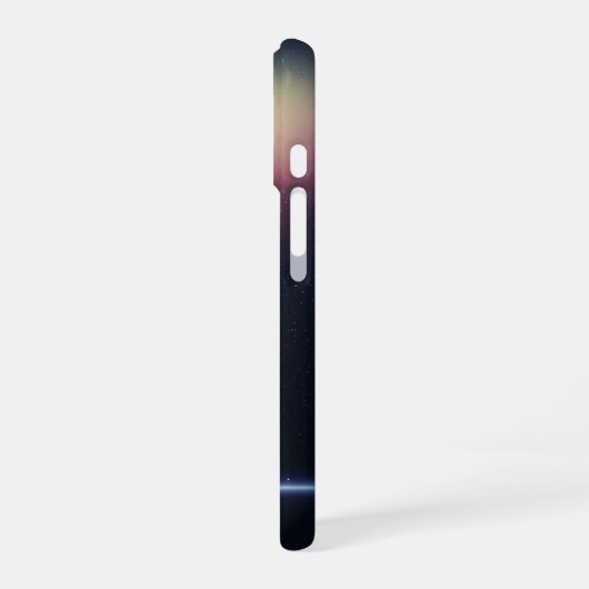 Vintage Cosmic Horizon iPhone 16ケース (左側面)